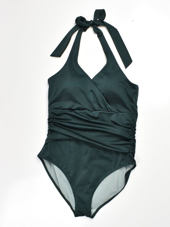 Boden Other - Boden Levanzo Halter Swimsuit Green -